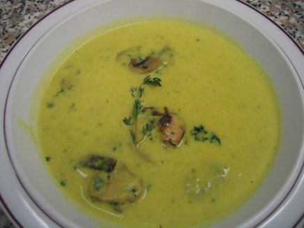 Wirz-Curry-Suppe mit Champignons